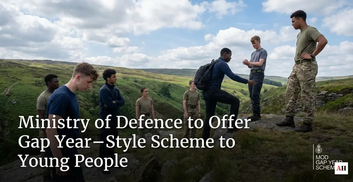 Ministry of Defence to Offer Gap Year–Style Scheme to Young People